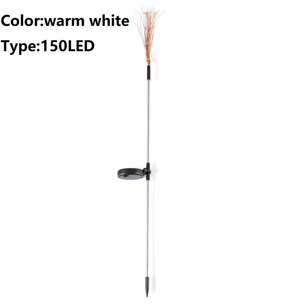 Solar Outdoor Light Outdoor Waterproof Solar Fireworks Lights 90/120/150 LED For Garden Lawn Landscape Lamp Holiday Light