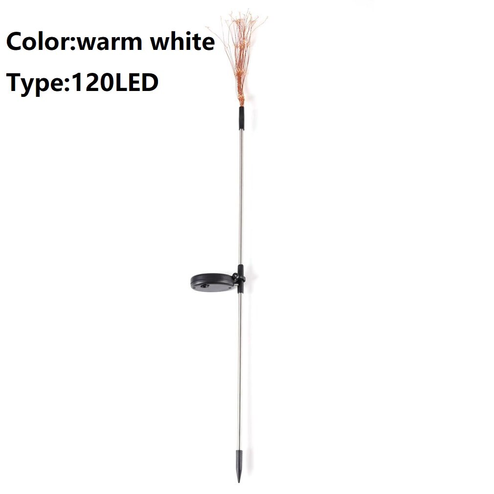 Solar Outdoor Light Outdoor Waterproof Solar Fireworks Lights 90/120/150 LED For Garden Lawn Landscape Lamp Holiday Light