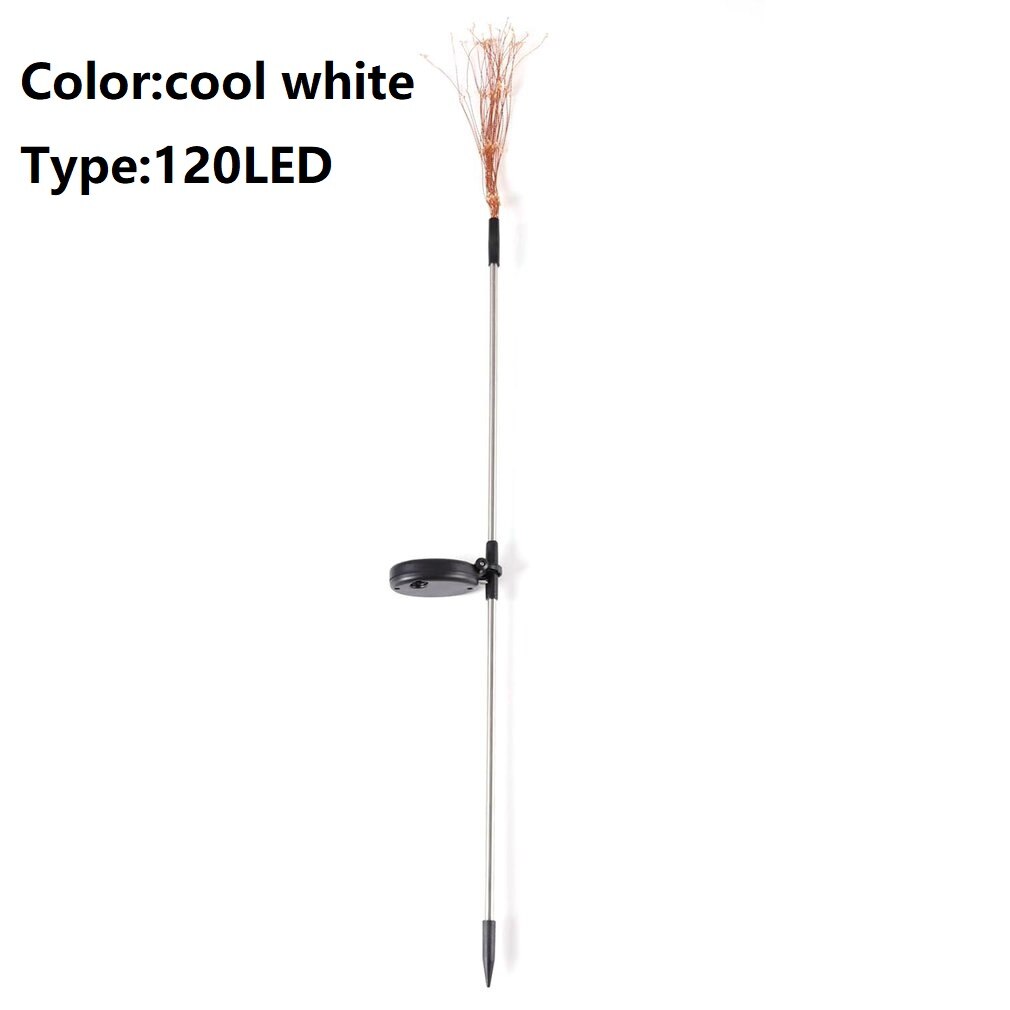 Solar Outdoor Light Outdoor Waterproof Solar Fireworks Lights 90/120/150 LED For Garden Lawn Landscape Lamp Holiday Light