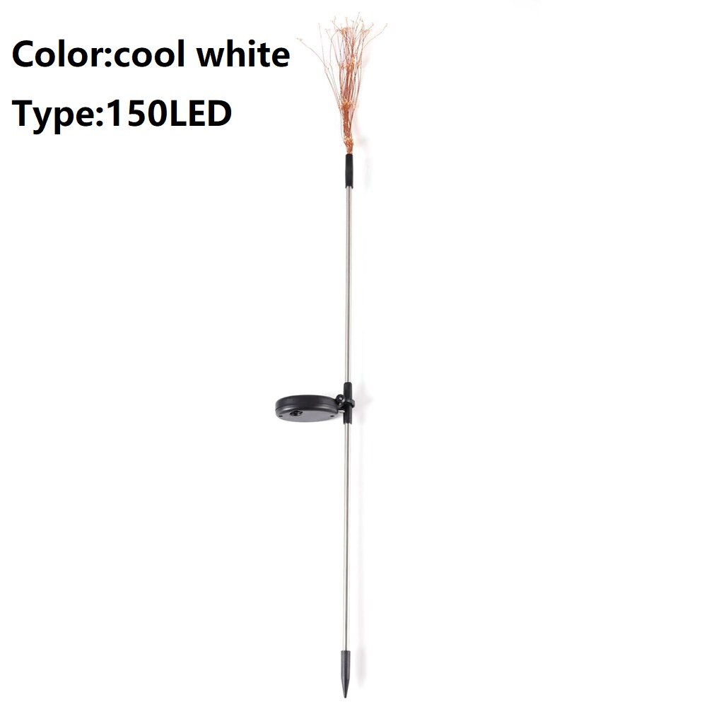 Solar Outdoor Light Outdoor Waterproof Solar Fireworks Lights 90/120/150 LED For Garden Lawn Landscape Lamp Holiday Light